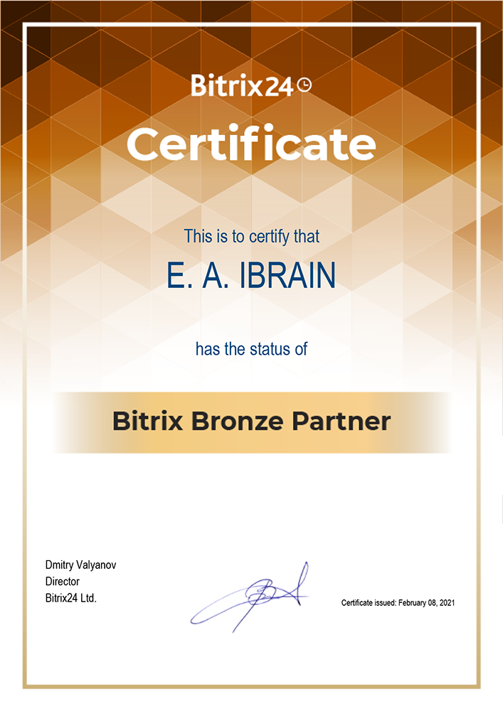Bitrix24 Bronze Partner